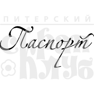 ФП штамп &quot;Паспорт&quot; 3